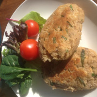 Salmon and Cannellini Bean Patties
